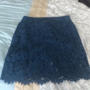 Blue Lace Skirt